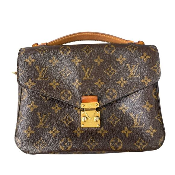 Louis Vuitton Handbags - Authentic LOUIS VUITTON METIS Pochette Flap Monogram Leather Top Handle